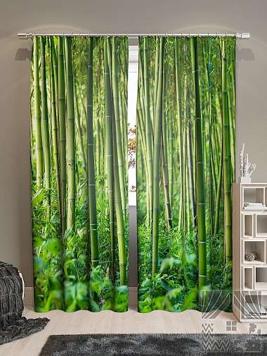 Фотошторы «Бамбуковые джунгли»